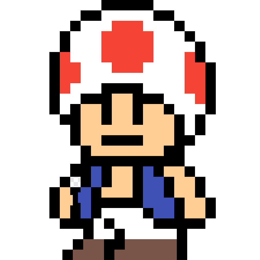 Toad pixel art